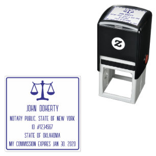 Notary Stamp Easy to Read Right For You Comm. #