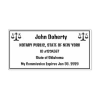 Notary Stamp Easy to Read Right For You | Comm. #
