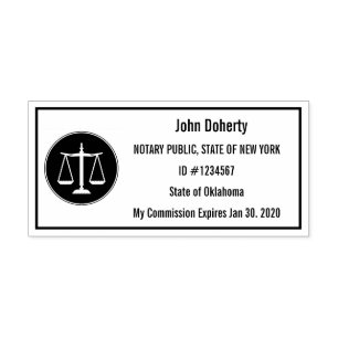 Notary Stamp Easy to Read Right For You Comm. #