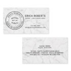 Notary Stamp Loan Signing Agent Modern Marble