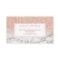 Notary typography rose gold glitter marble