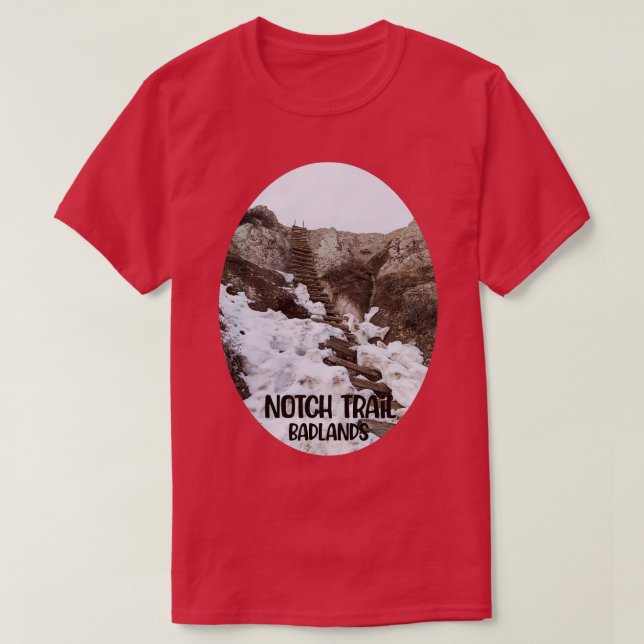 Notch Trail Badlands T-Shirt (Design Front)