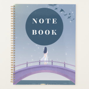 "NOTE BOOK" Magical Starry Night Bridge Planner