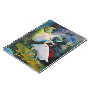 Note Book with Surreal Art Cover