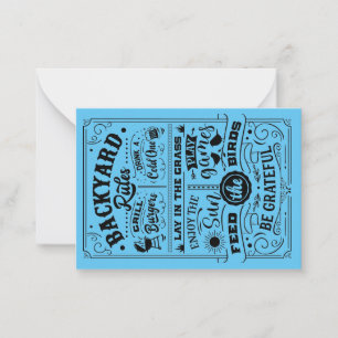 Note Card