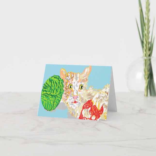 Note Card Blank inside /Kitten (Front)