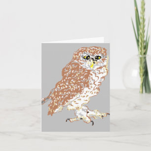 Note Card Blank inside /Owl