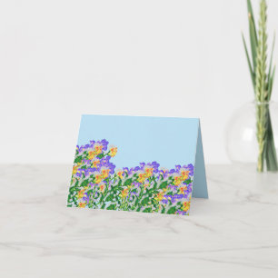 Note card  : Bouquet of Flowers