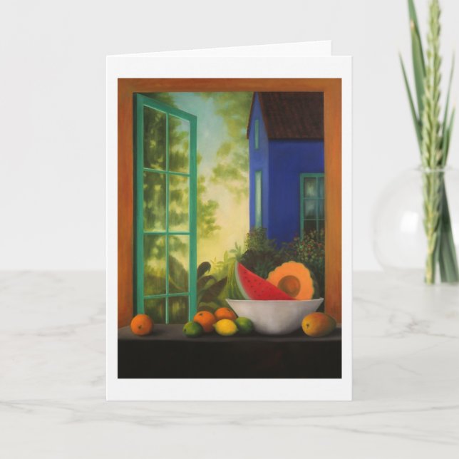 Note Card:  "Casa Azul" Card (Front)