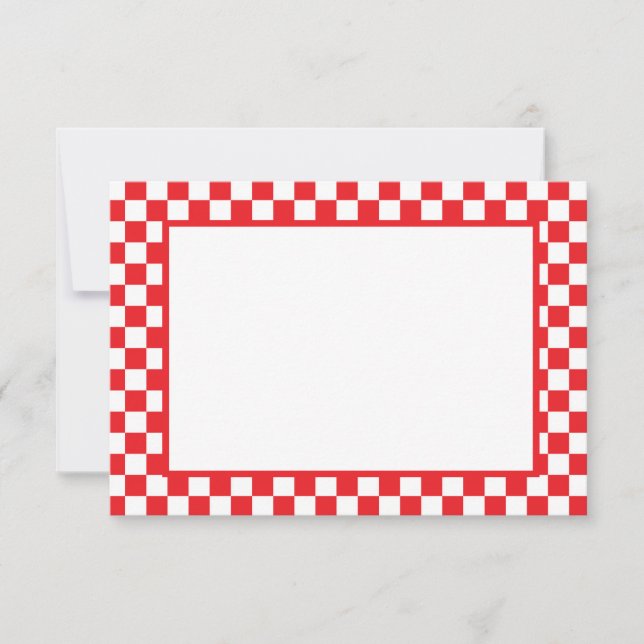Note Card-Checkers Card (Front)