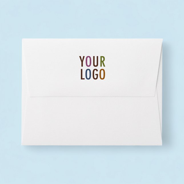 Note Card Envelopes A2 with Logo & Return Address (MISOOK Notecards with Logo on Flap)