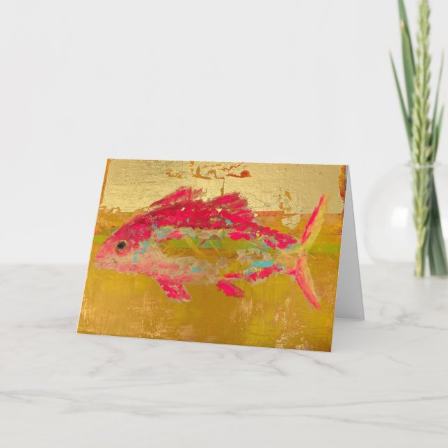 Note card golden fish (Front)