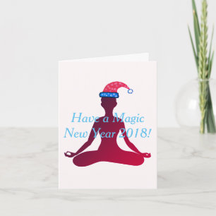 Note Card Happy New Year Yoga