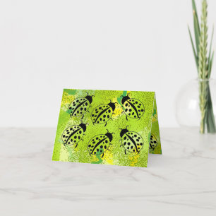 Note Card : Ladybugs
