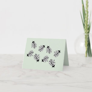 Note Card  : Ladybugs Luck
