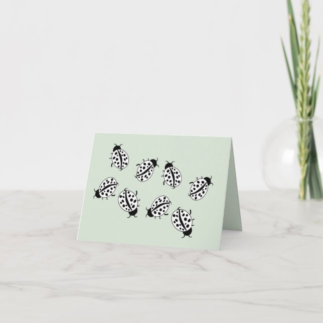 Note Card  : Ladybugs Luck (Front)