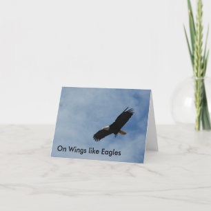 Note Card - "On Wings like Eagles"