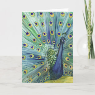 Note Card - Peacock