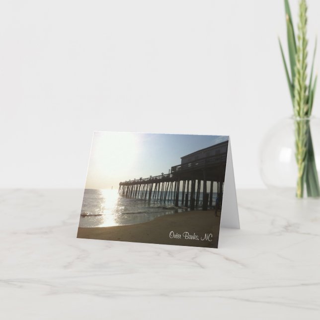 Note Card - Pier at Outer Banks, NC (OBX) (Front)