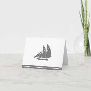 Note Card Sailboat