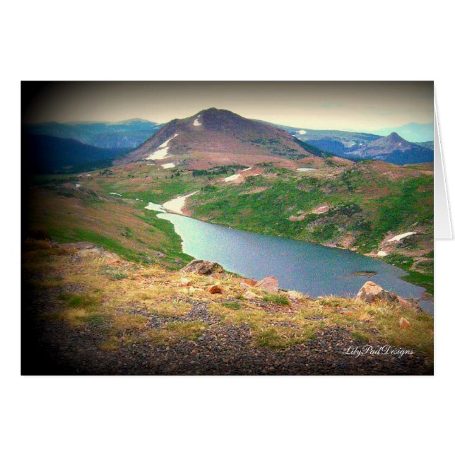 Note  Card Scene Beautiful Yellowstone River (Front Horizontal)