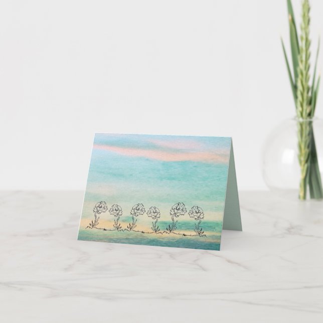 Note Card  Spring Feelings . (Front)