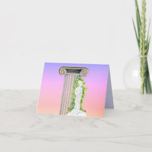 Note Card : Statue of a Goddess