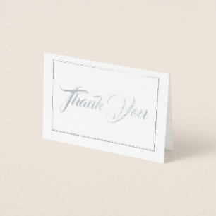 Note Card-Thank You-Mini Size Foil Card