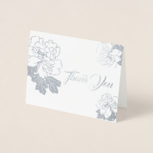 Note Card-Thank You-Small Size Foil Card