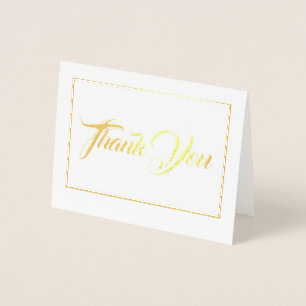 Note Card-Thank You-Small Size Foil Card