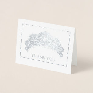 Note Card-Thank You-Small Size Foil Card