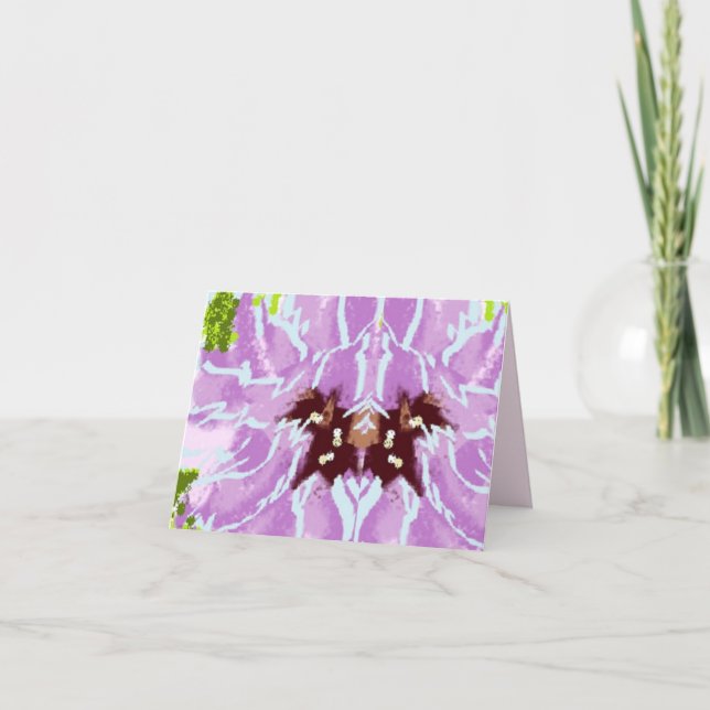 Note Card : Wild Flower (Front)