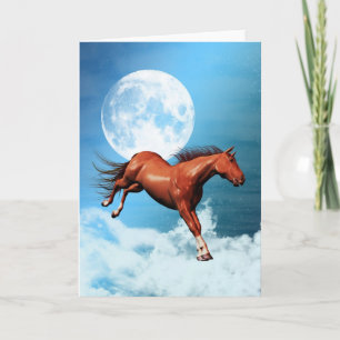Note card with spirit horse