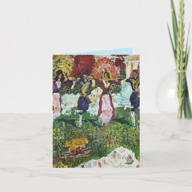 Note Cards : Grecian Festival (Front)