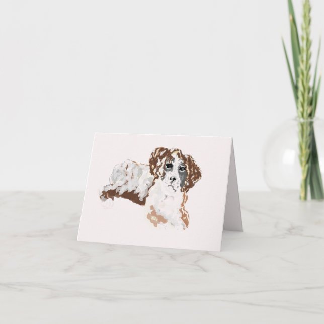 Note Cards : Love Of A Pet (Front)