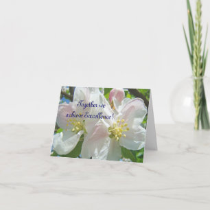 Note Cards Thank You for... Apple Blossoms Flowers