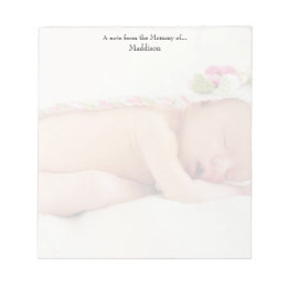 "Note From the Mummy of", Custom Photo Notepad