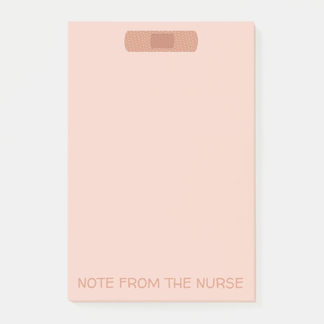 Note from the Nurse Bandage (Front)