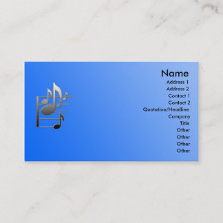 note music business profile card