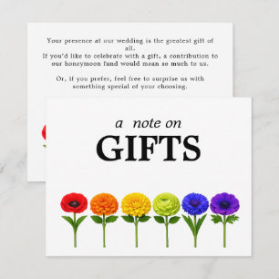 🌈 Note on GIFTS LGBTQ Flourish Together Enclosure Card