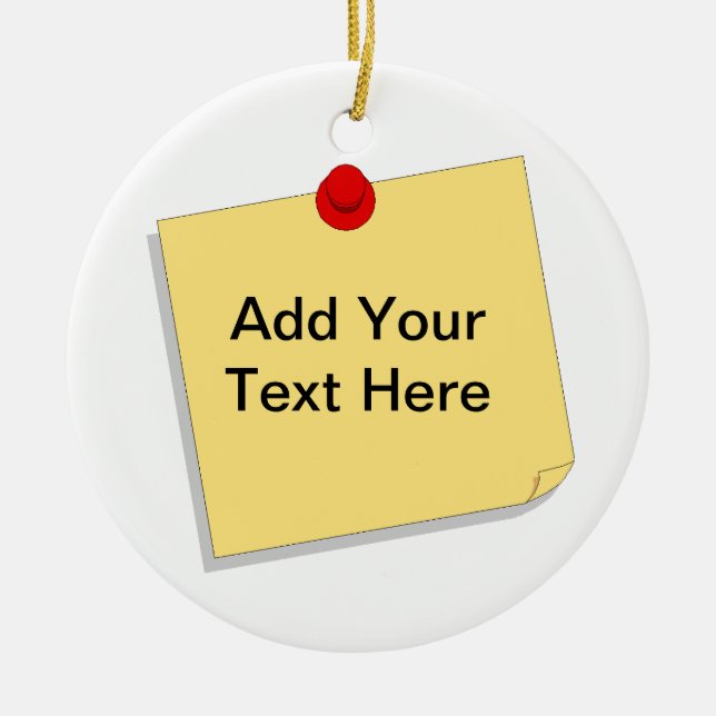 Note Ornament (Front)