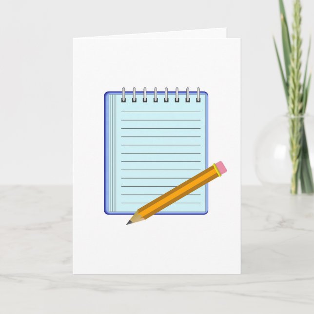 Note Pad Card (Front)