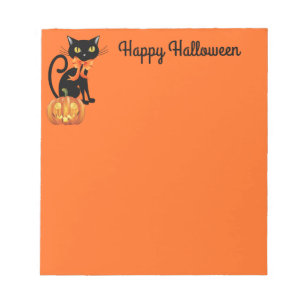 Note Pad-Halloween Cat