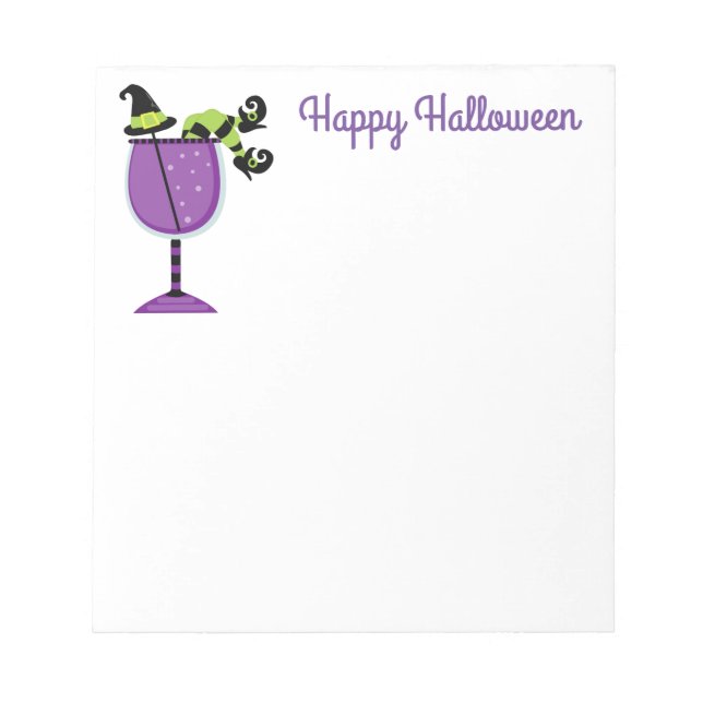 Note Pad-Halloween Witch (Front)