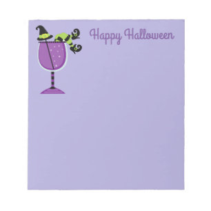 Note Pad-Halloween Witch