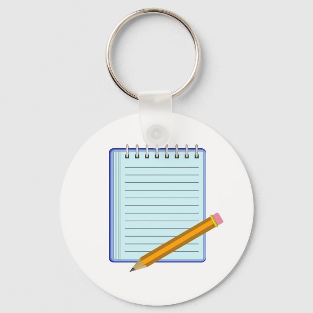 Note Pad Key Ring (Front)