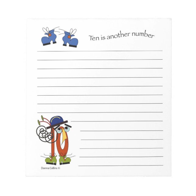 Note Pad Number Ten (Front)