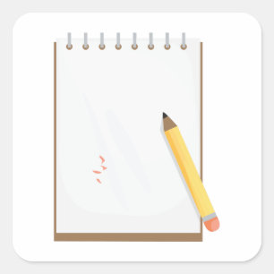 Note Pad Square Sticker