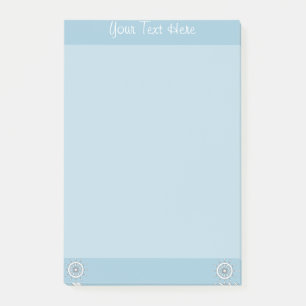 Note Pad - White Helm with Text