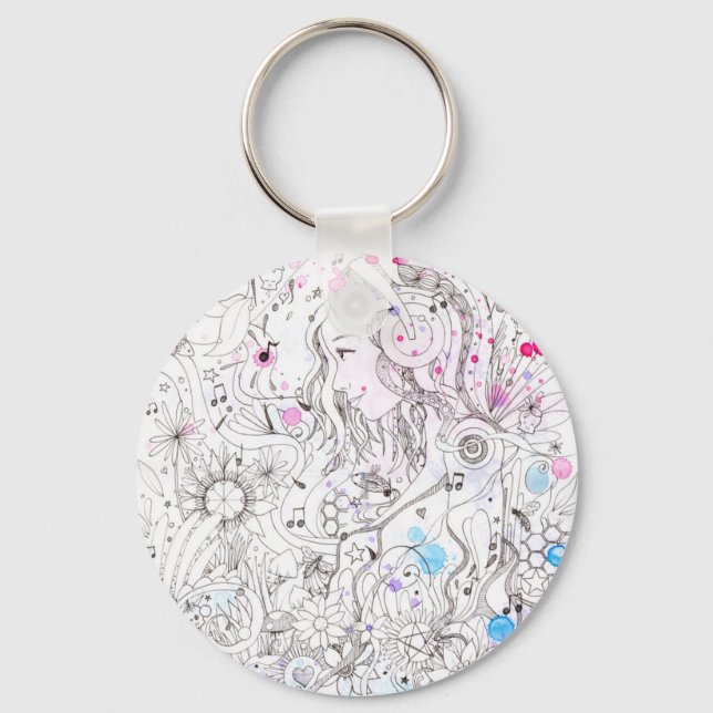 Note pop key ring (Front)